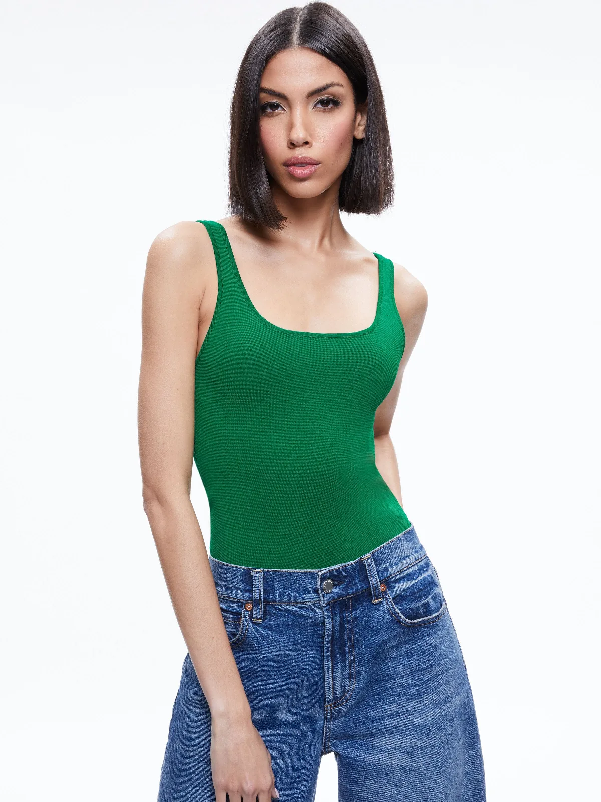 Daryn Sculpting Tank by Alice + Olivia