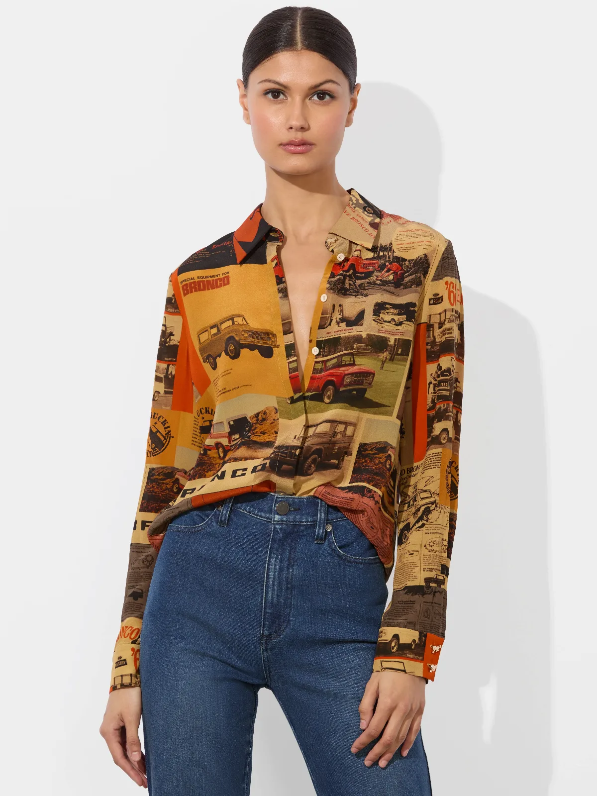 A+O x Bronco Willa Top by Alice + Olivia