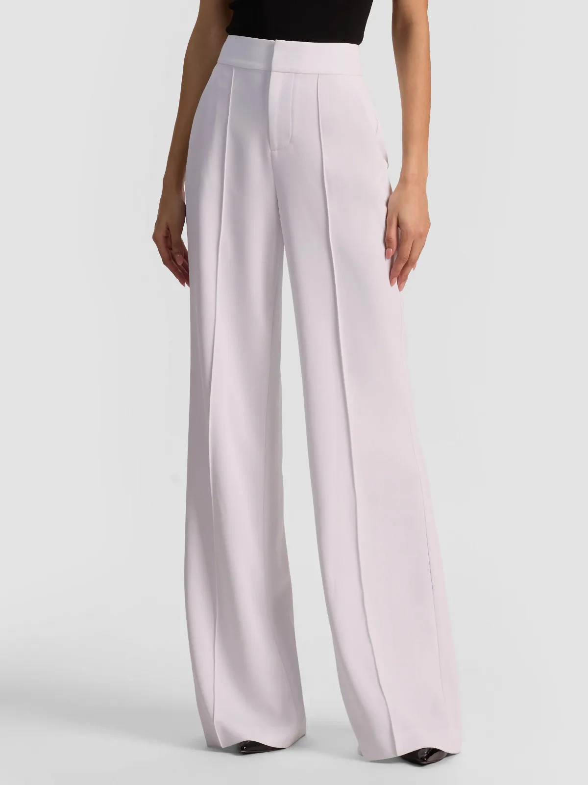 Dylan High Waisted Wide Leg Pant by Alice + Olivia