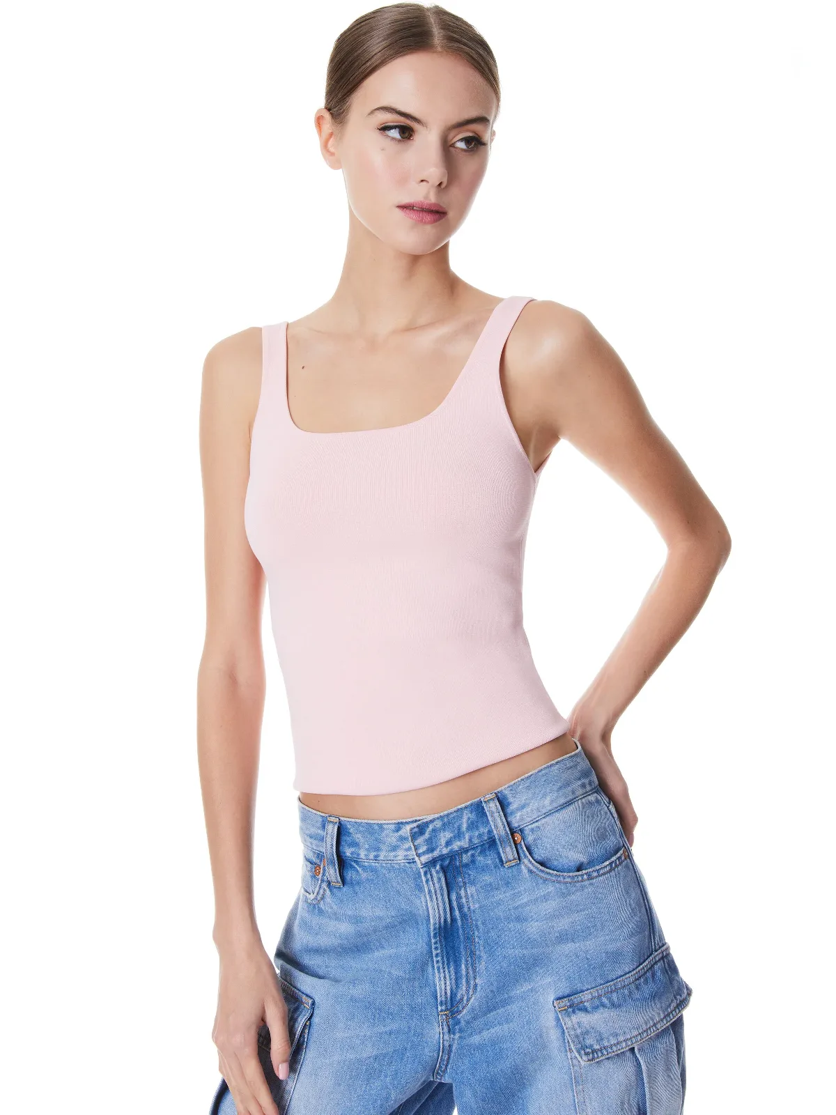 Daryn Sculpting Tank by Alice + Olivia