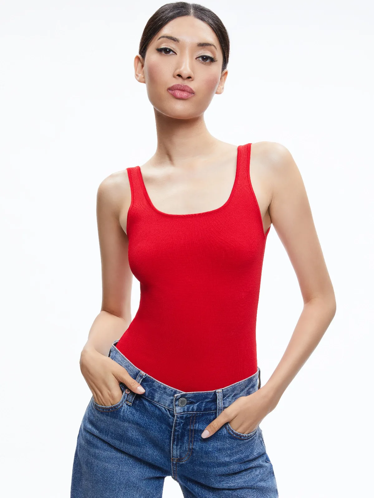 Daryn Sculpting Tank by Alice + Olivia