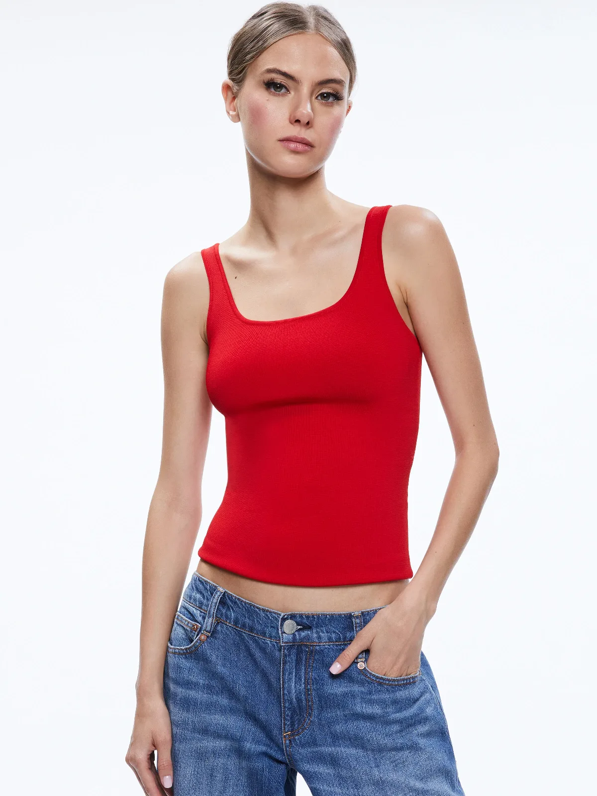 Daryn Sculpting Tank by Alice + Olivia
