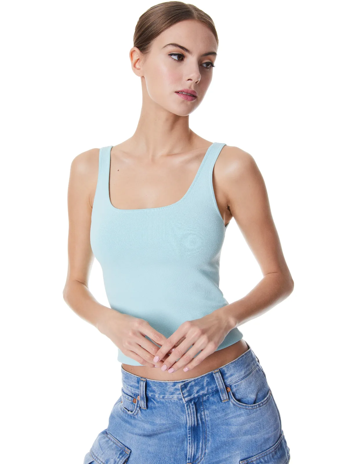 Daryn Sculpting Tank by Alice + Olivia