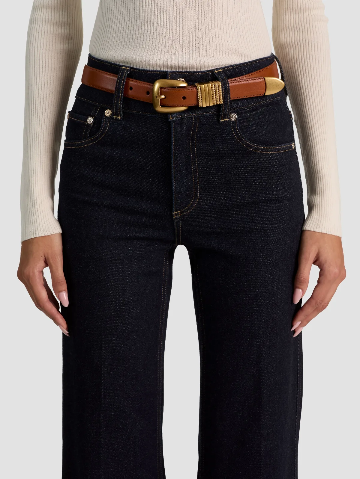 Hayden Gilded Belt by Alice + Olivia