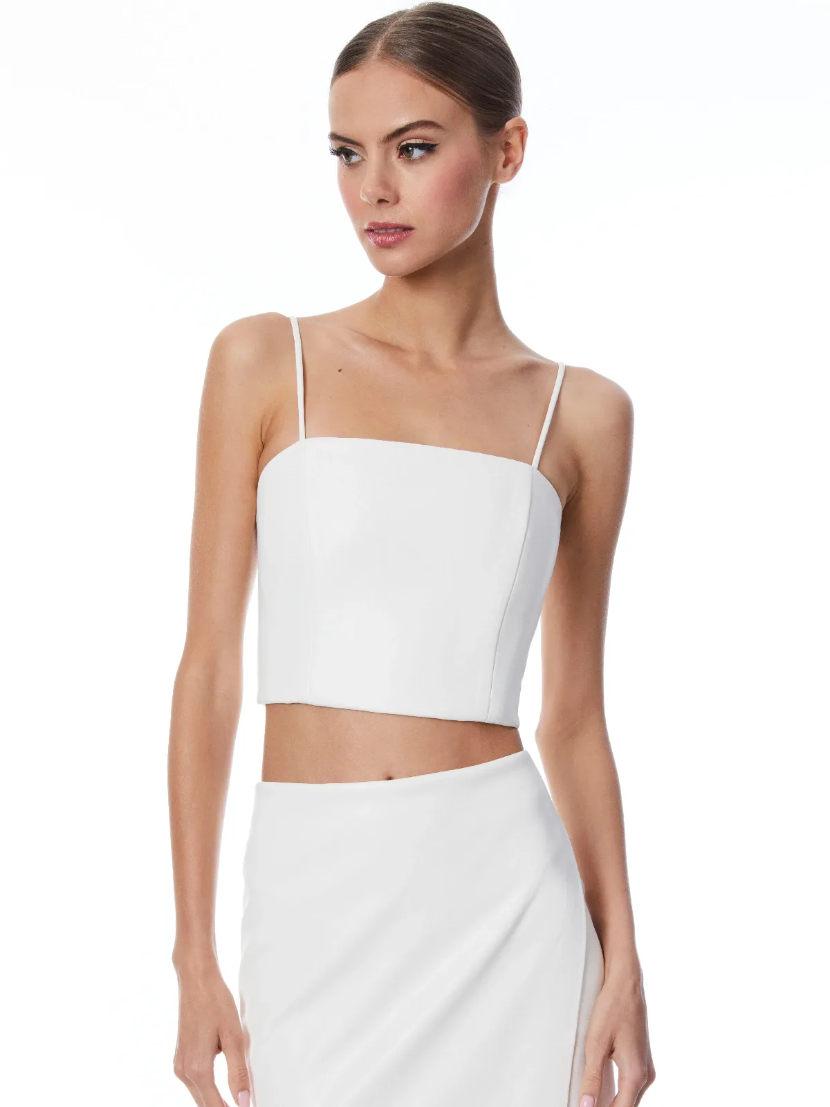Pearle Vegan Bustier by Alice + Olivia