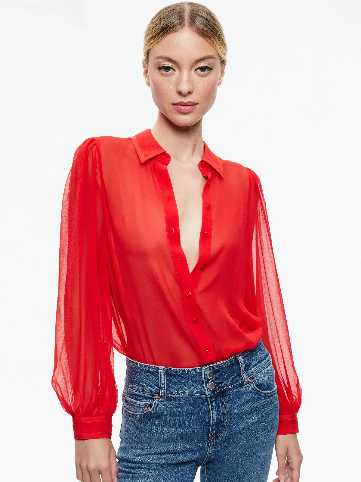 Roanne Button Down by Alice + Olivia