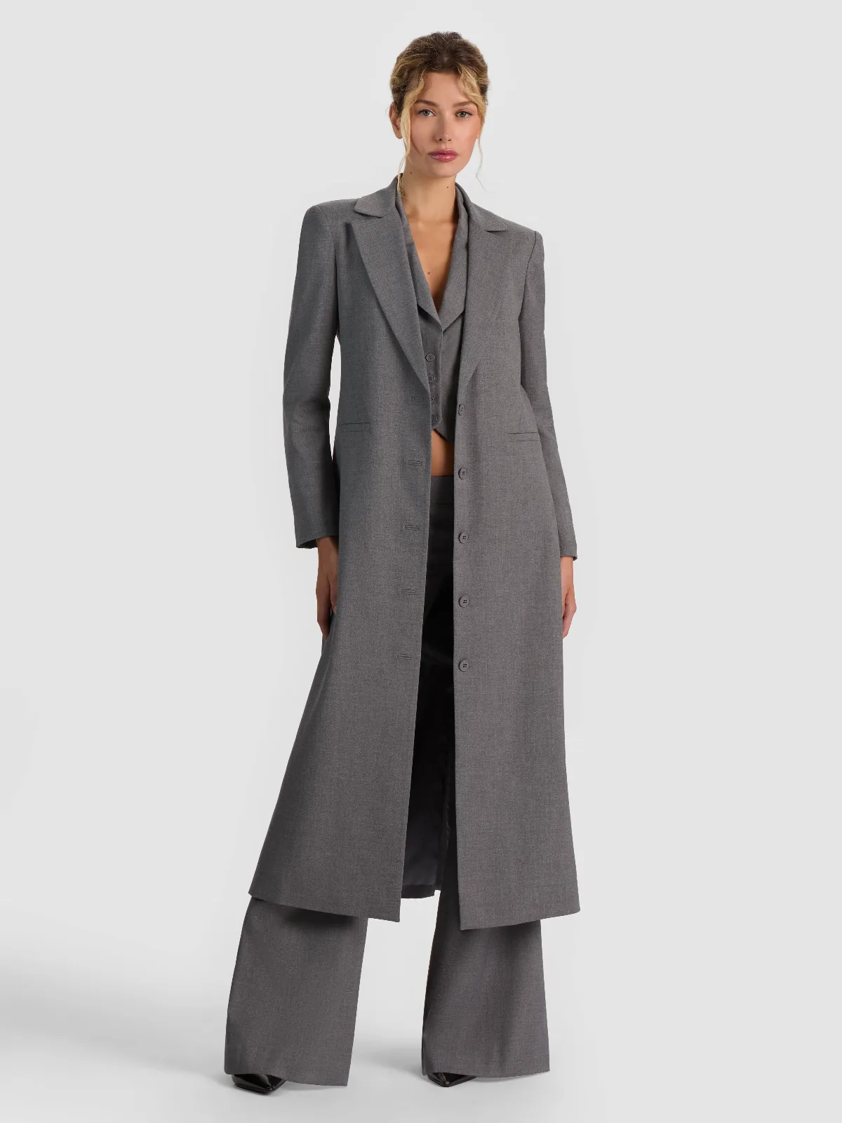 Irvin Slim Maxi Blazer by Alice + Olivia