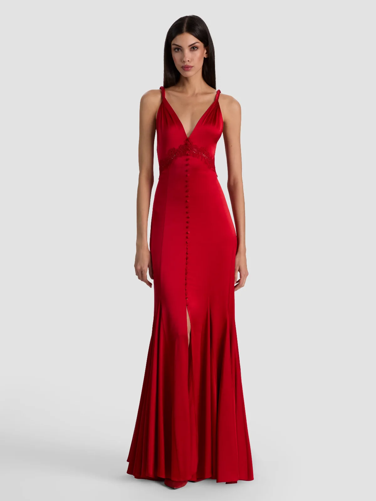 Nisa Twist Strap Maxi Dress