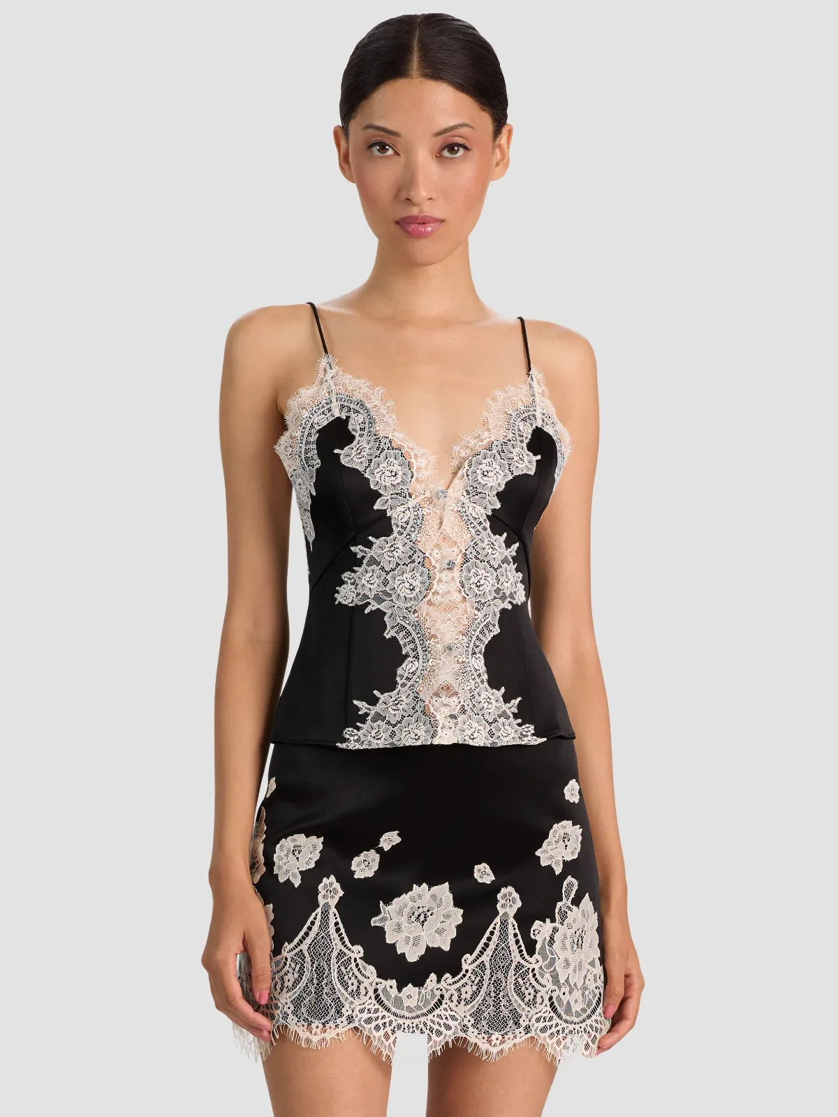 Julietta Lace Slip Top by Alice + Olivia
