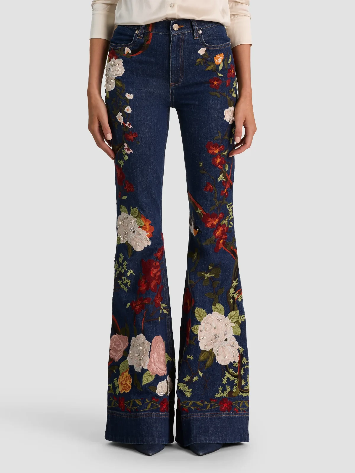 Beautiful Embellished Jean by Alice + Olivia