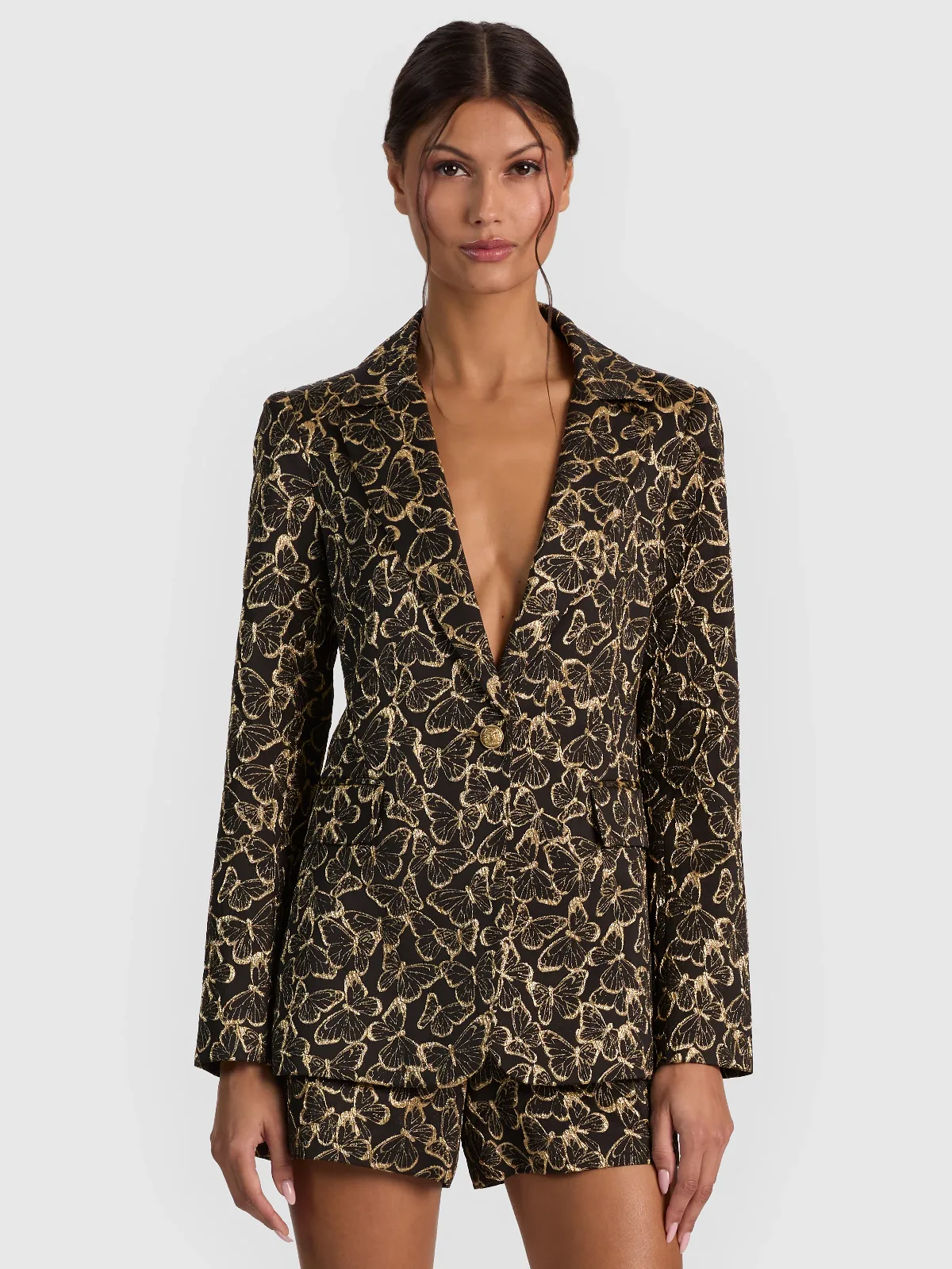 Macey Fitted Blazer by Alice + Olivia
