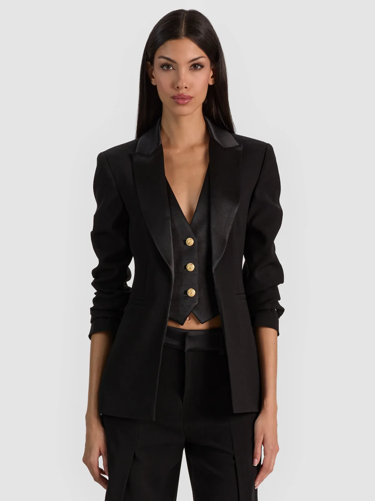 Alton Blazer with Vest by Alice + Olivia