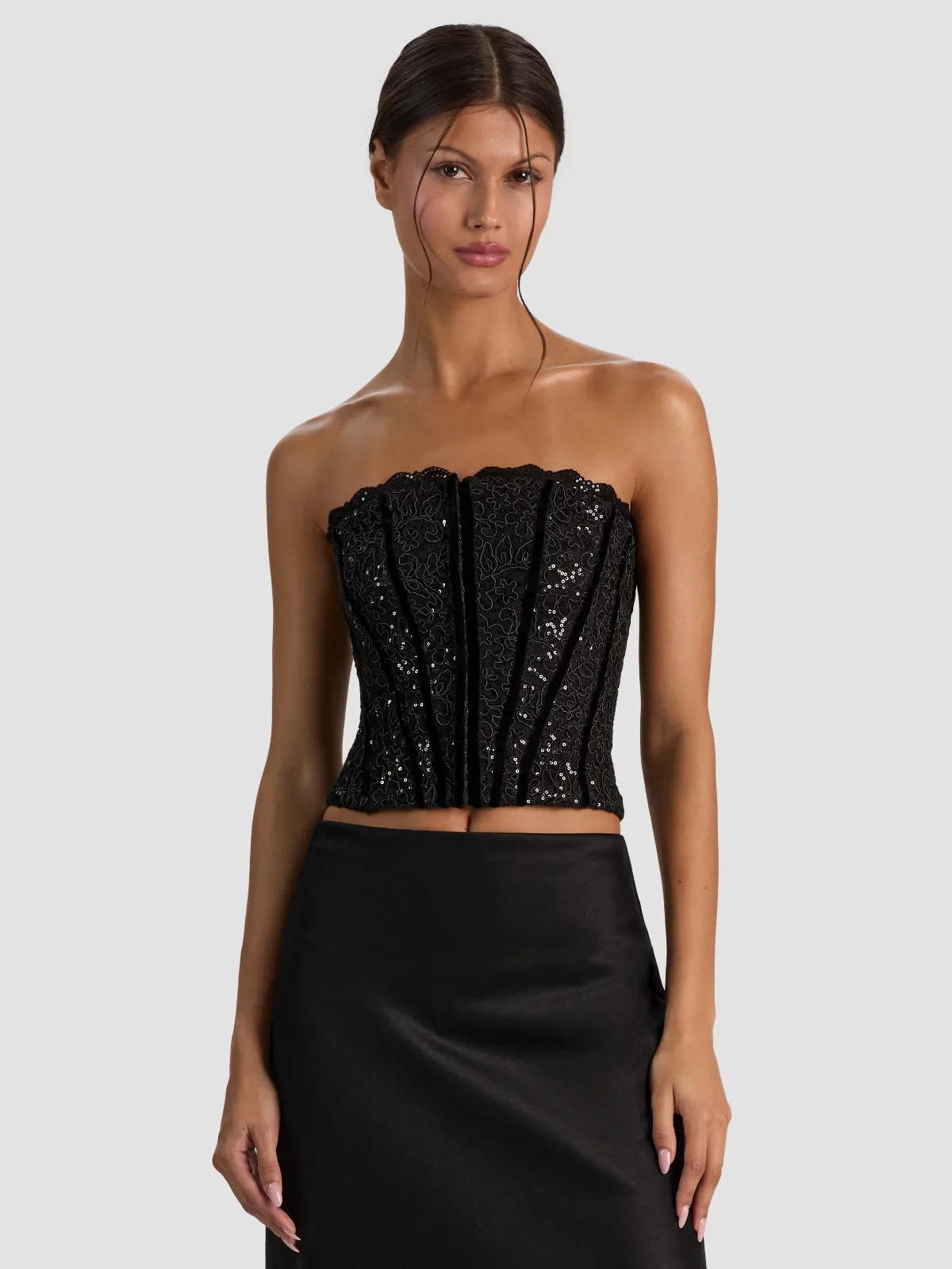 Cosette Strapless Longline Corset