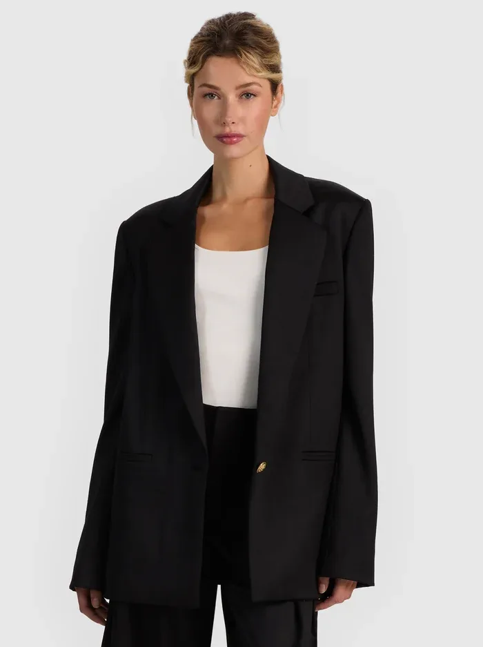 Ronan Oversized Boxy Blazer by Alice + Olivia