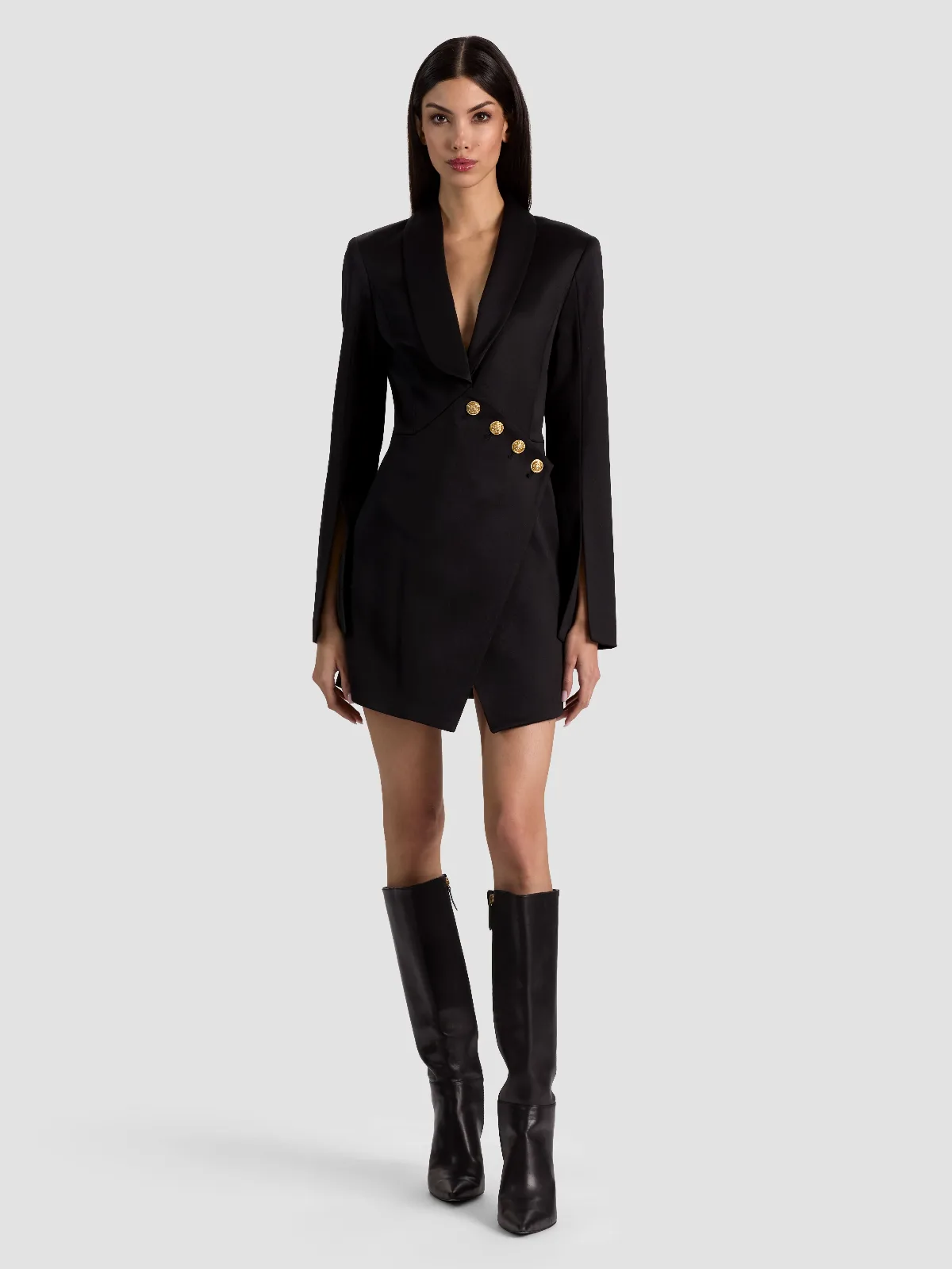 The Sculpt Blazer Mini Dress by Alice + Olivia