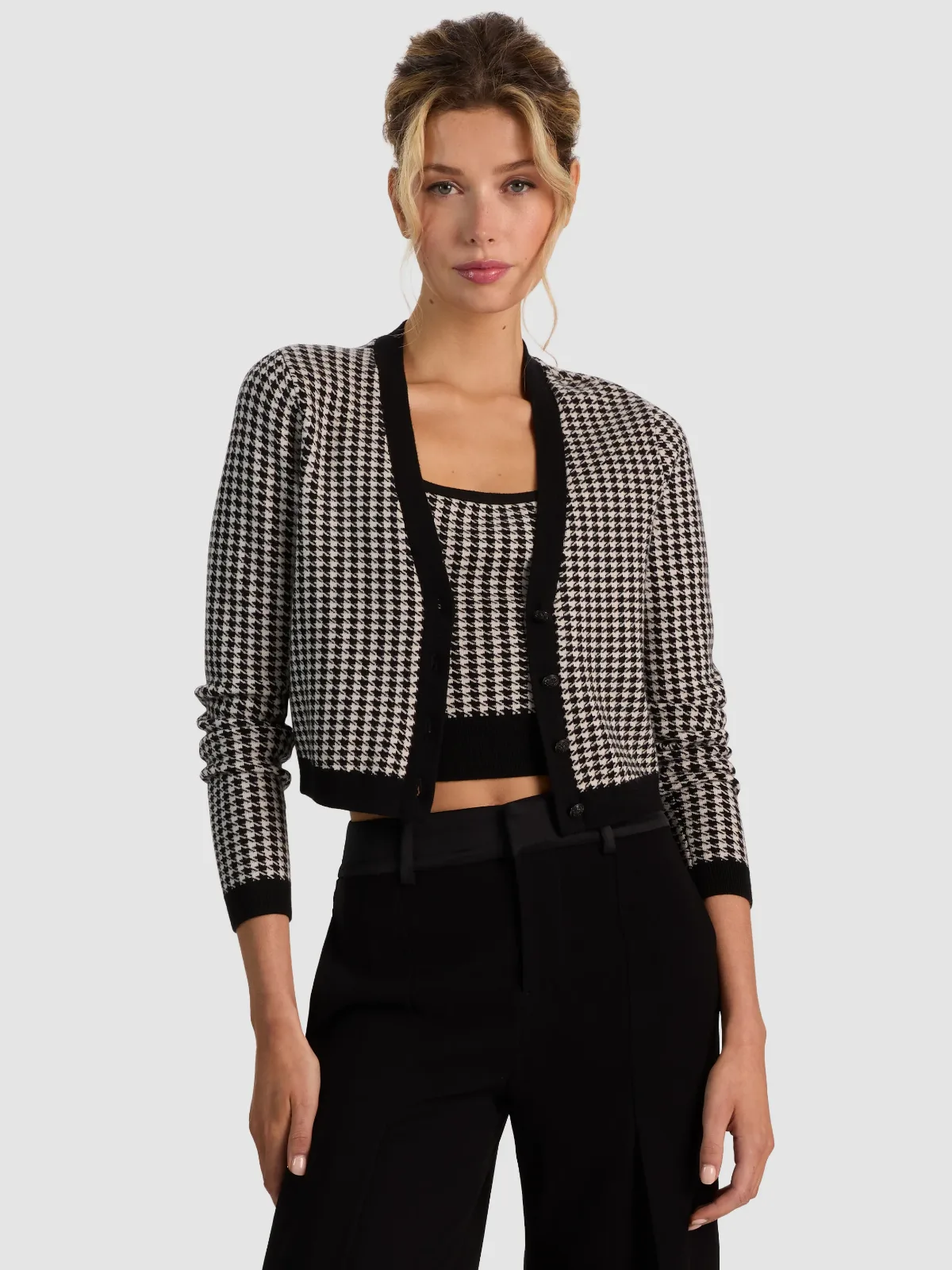 Grace Shrunken Cardigan by Alice + Olivia