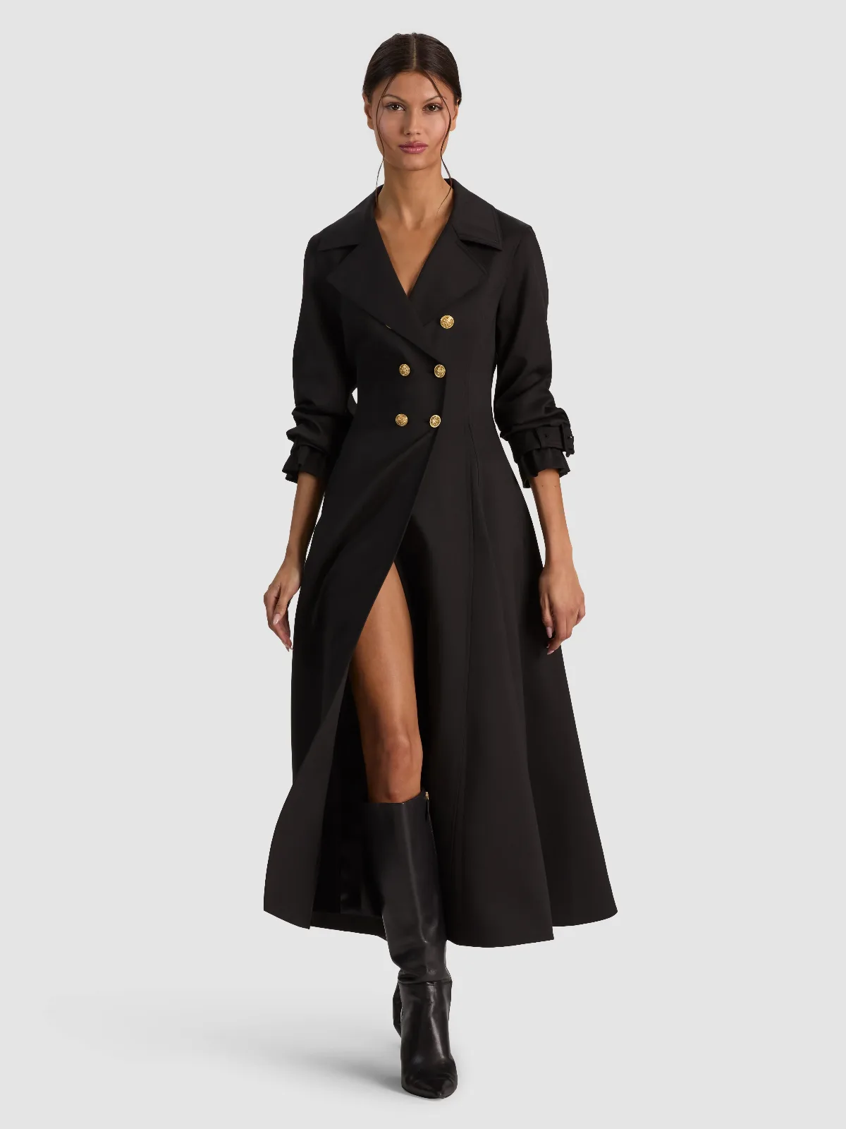 Ellie Godet Trench Coat by Alice + Olivia