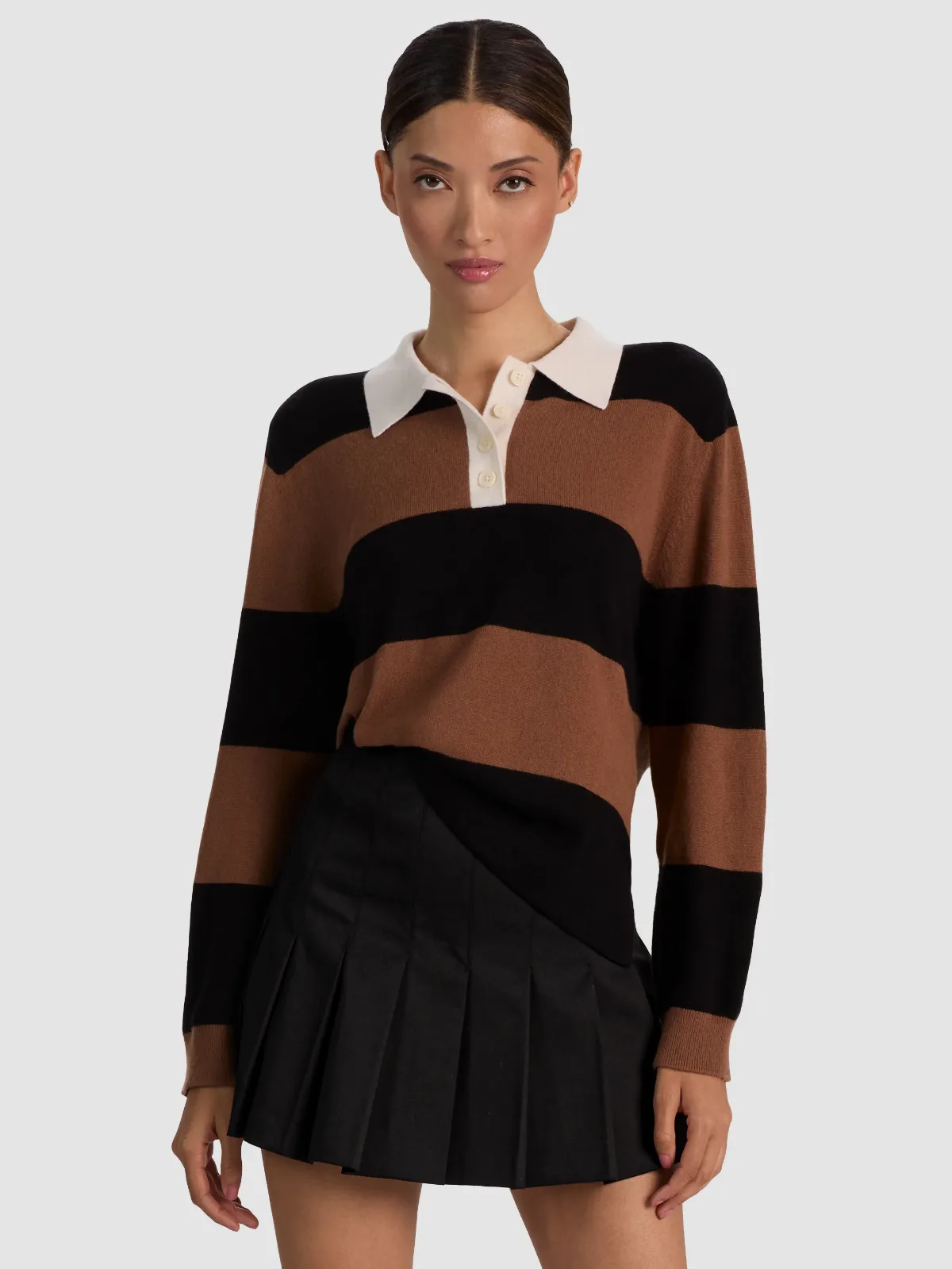 Tillie Cashmere Polo by Alice + Olivia