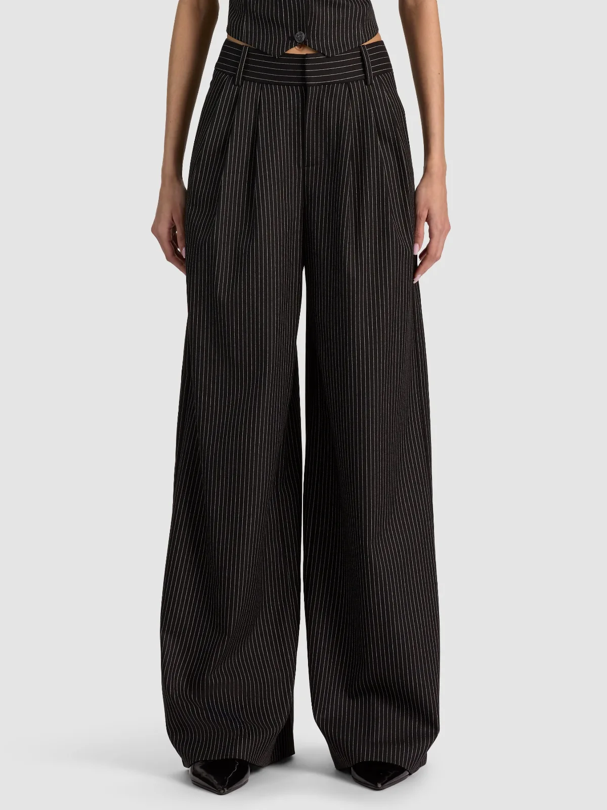 Kennedy Pleated Trouser by Alice + Olivia