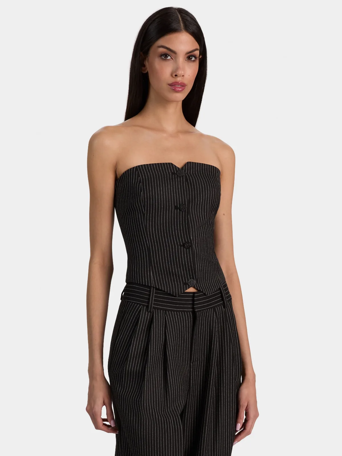 Kelcey Strapless Top by Alice + Olivia