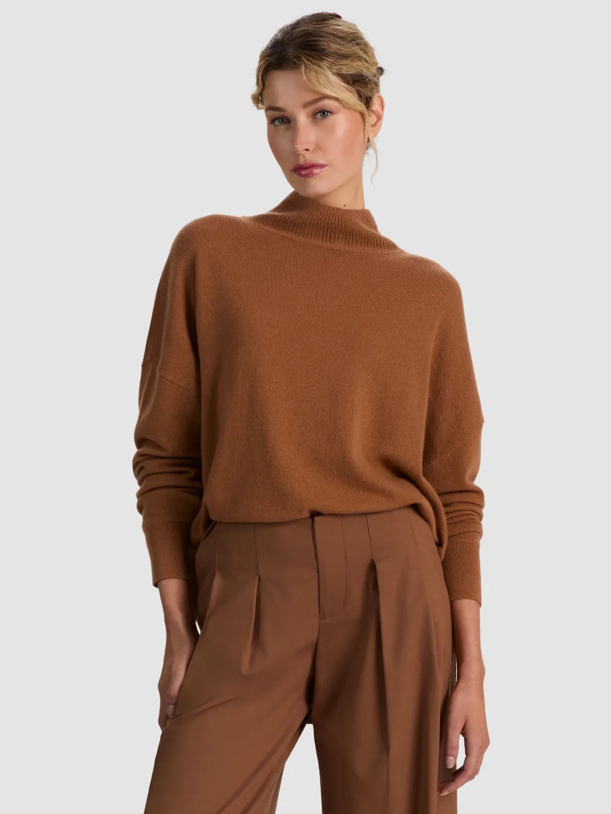 Barbra Cashmere Turtleneck by Alice + Olivia