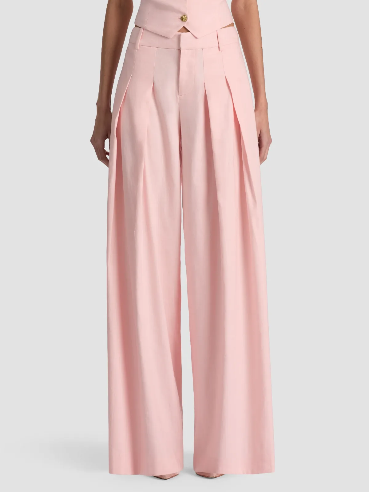 Blaire Pleated Pant by Alice + Olivia