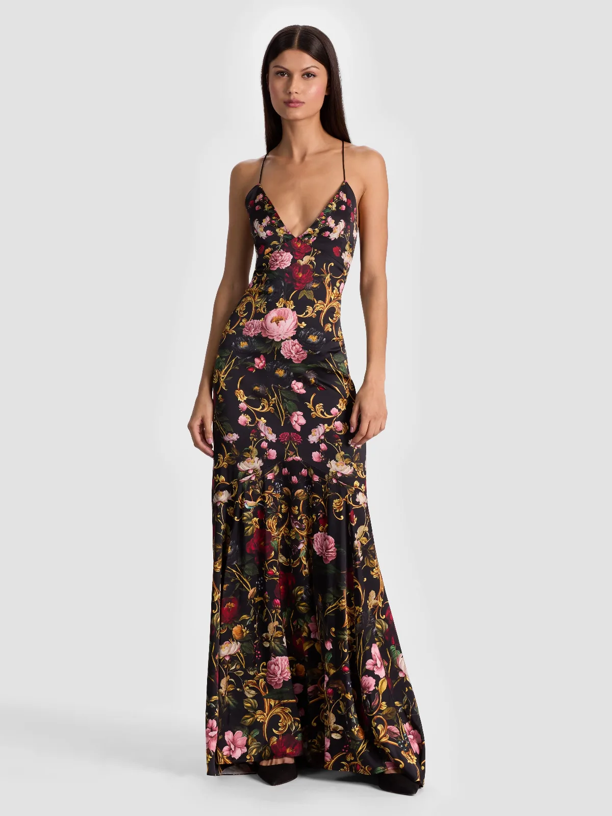 Milta Mermaid Slip Dress by Alice + Olivia
