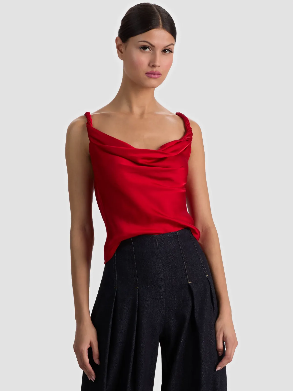 Monique Twist Strap Tank by Alice + Olivia