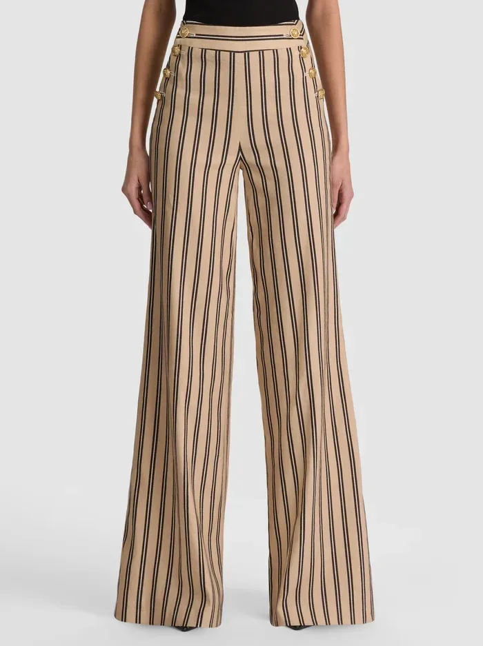 Narin Striped Linen Pant by Alice + Olivia