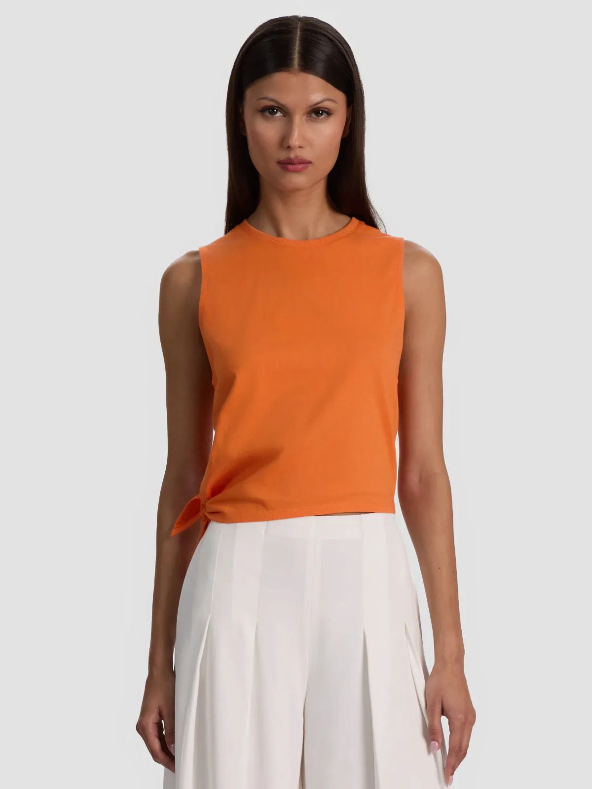 Johnnie Side Tie Tank by Alice + Olivia