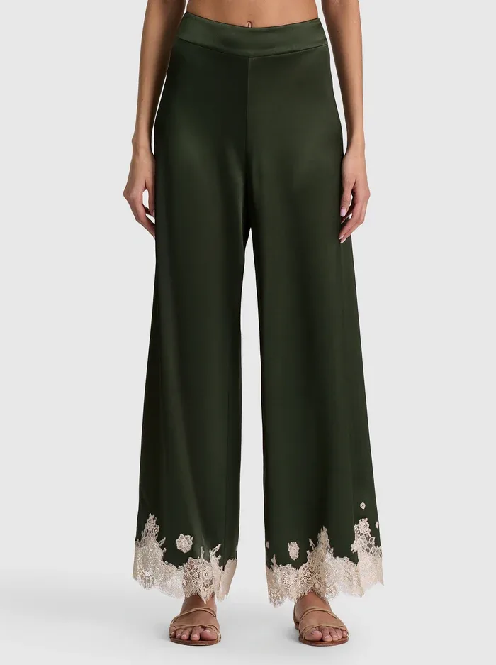 Athena Lace Gaucho Pant by Alice + Olivia