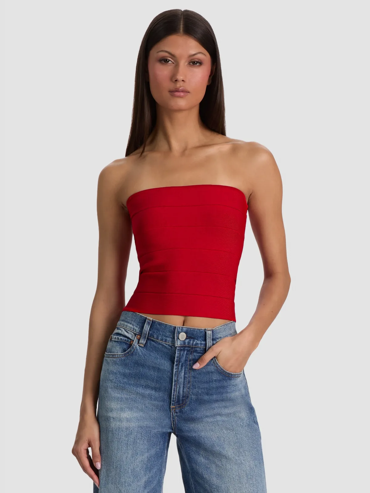 Alison Bandage Tube Top by Alice + Olivia