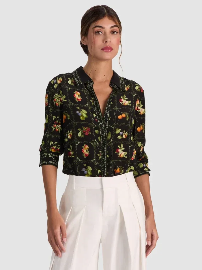 Willa Silk Blouse by Alice + Olivia
