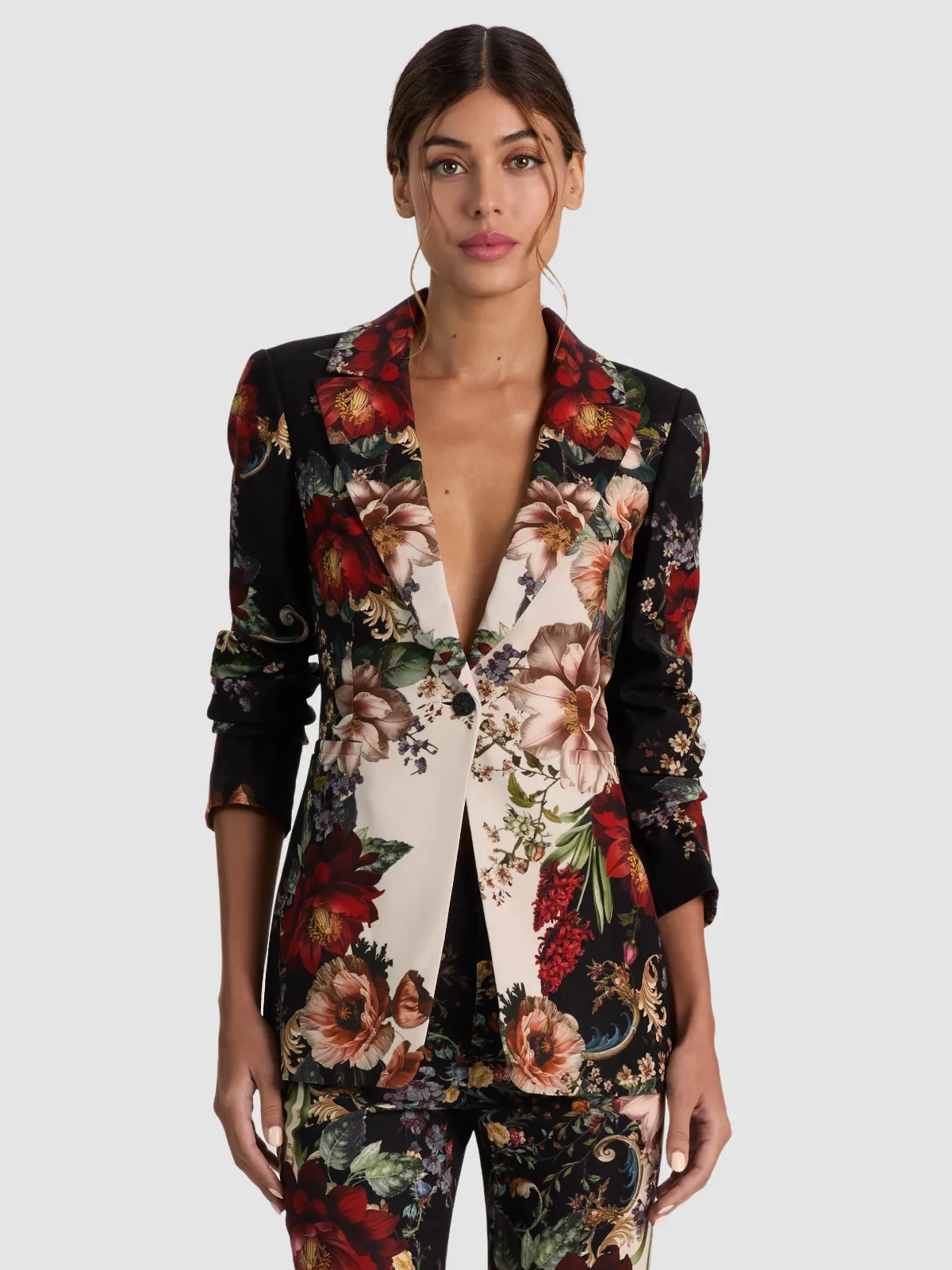 Breann Fitted Blazer by Alice + Olivia