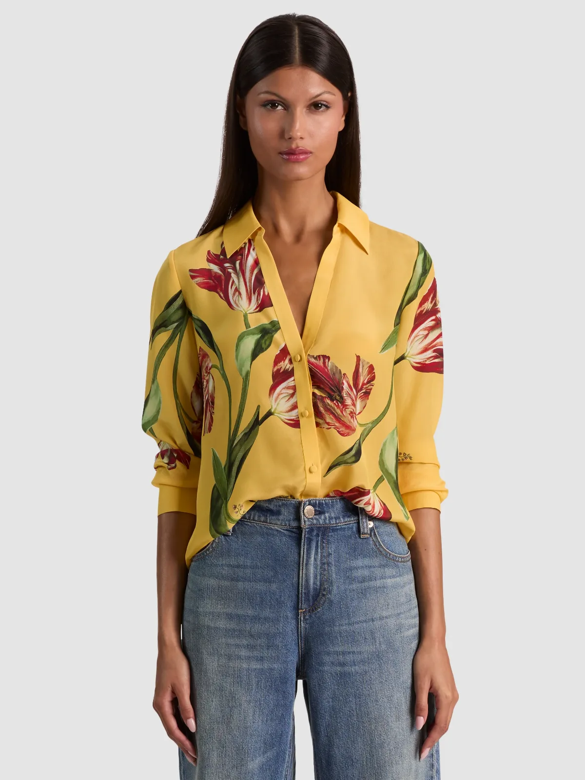 Eloise Silk Blouse by Alice + Olivia