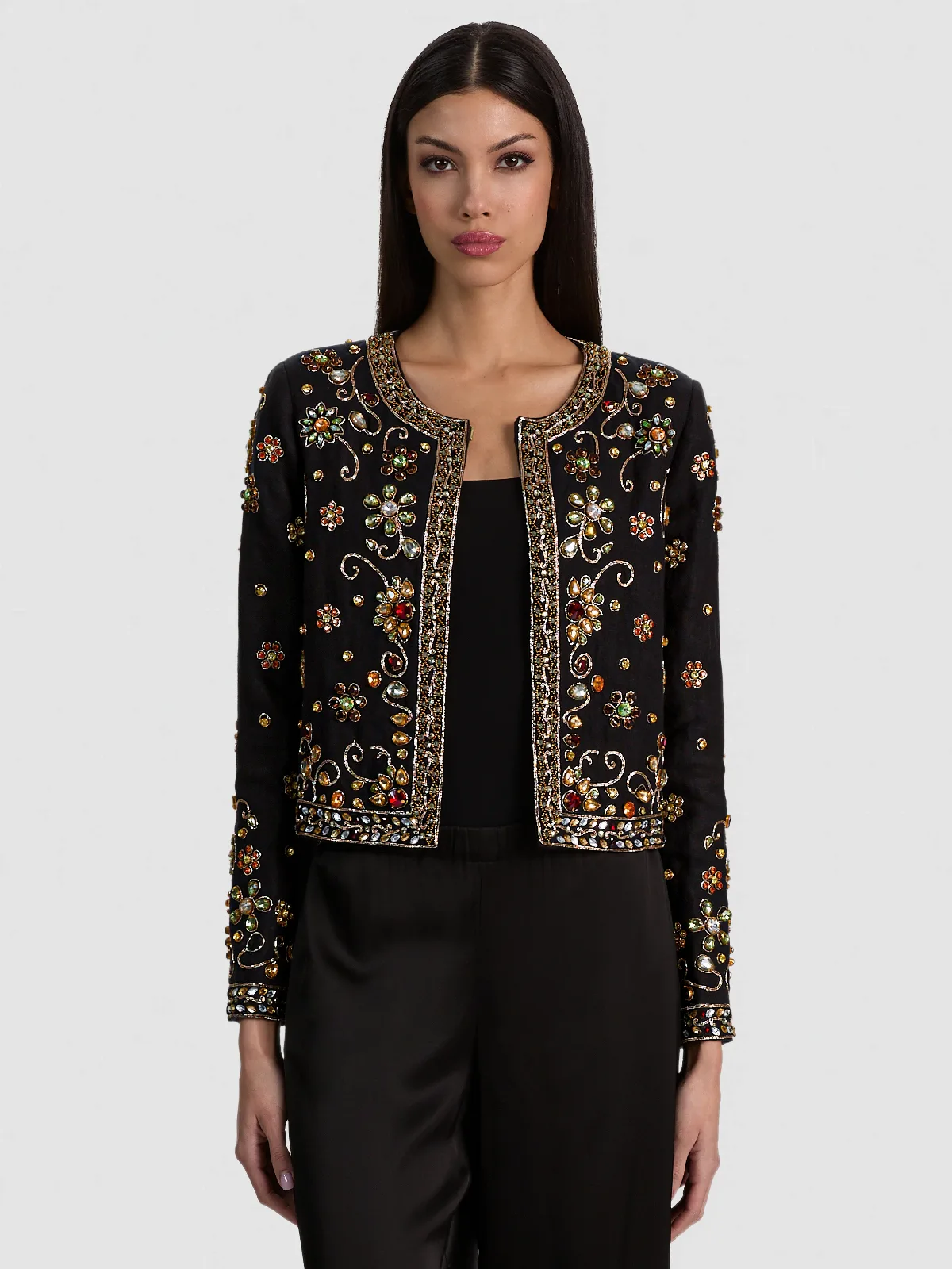Kidman Embellished Jacket by Alice + Olivia