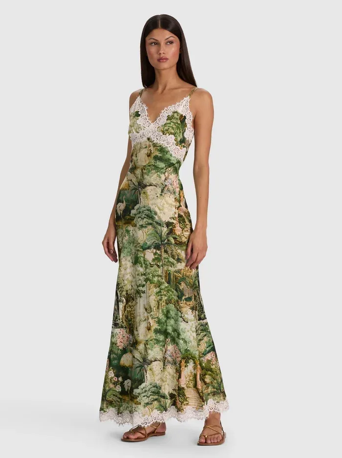 Julietta Lace Slip Dress - Terrain LG by Alice + Olivia