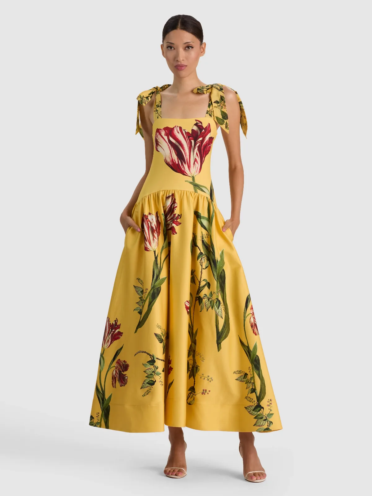 Oriana Midi Dress by Alice + Olivia