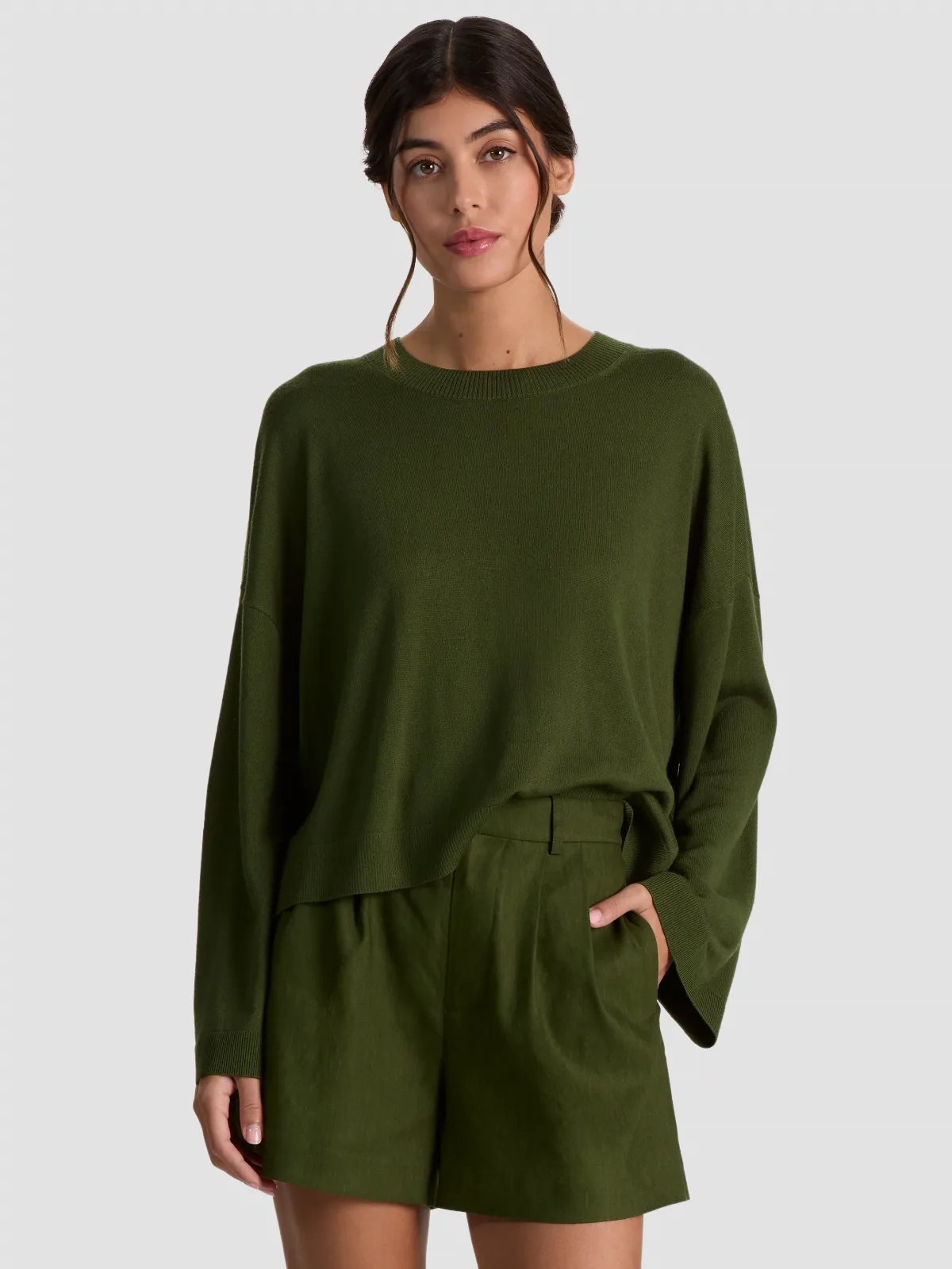 Margie Boxy Pullover by Alice + Olivia