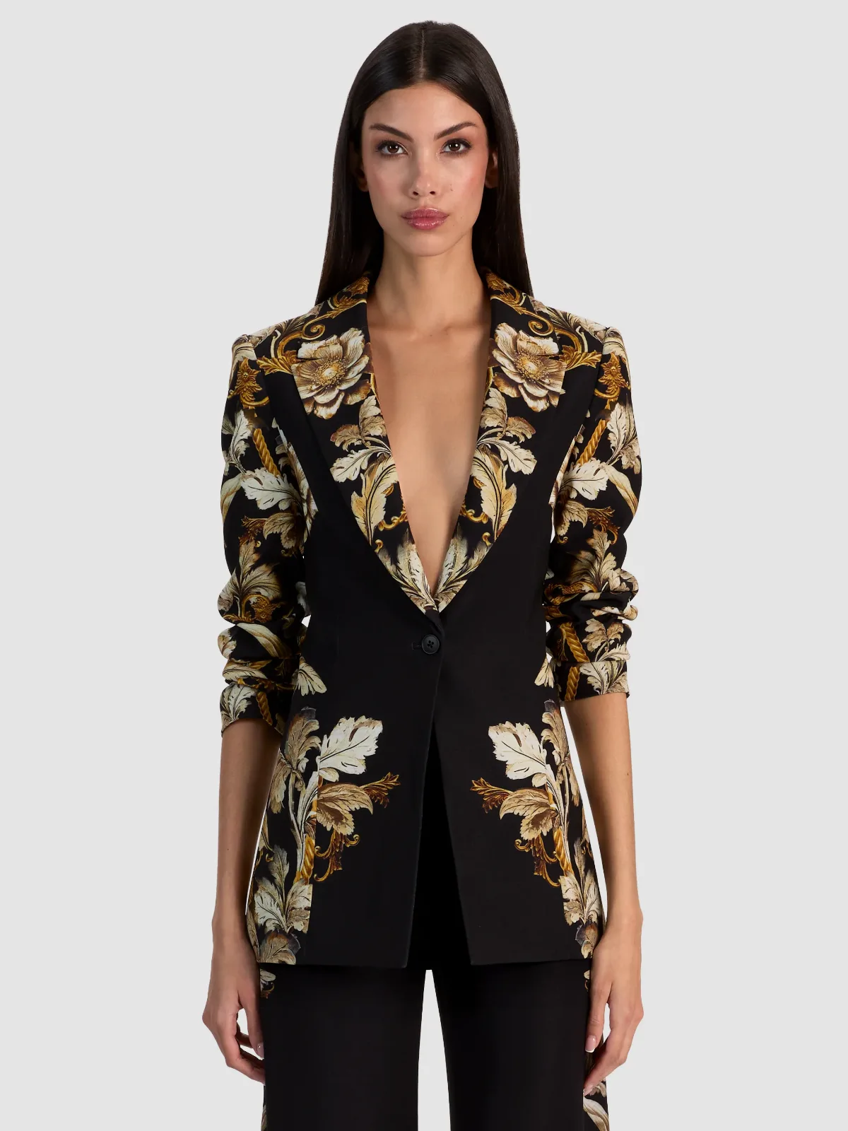Shae Fitted Blazer by Alice + Olivia