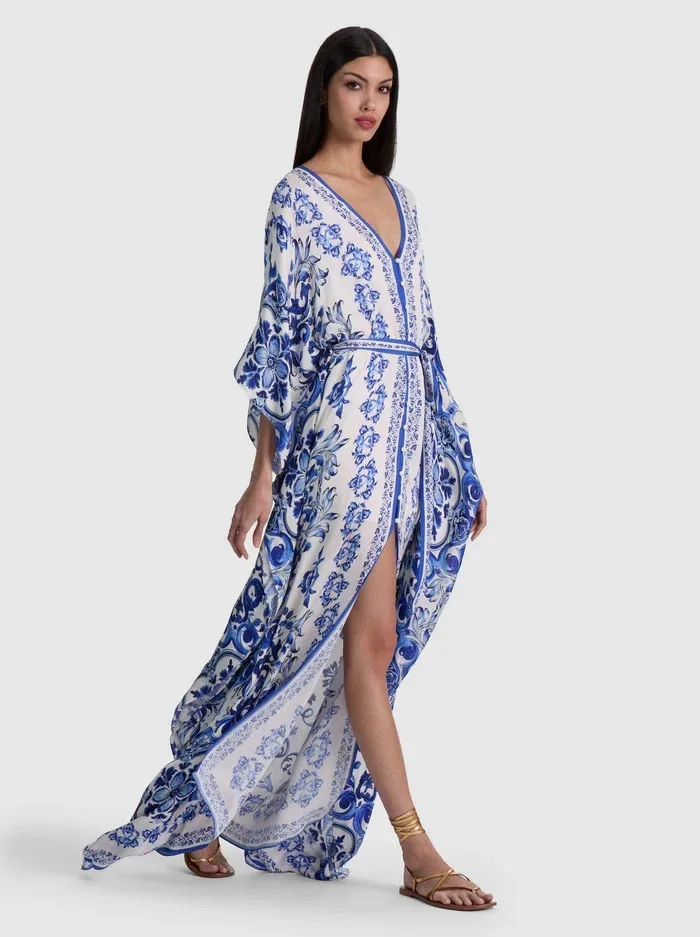 Marva Belted Kaftan by Alice + Olivia