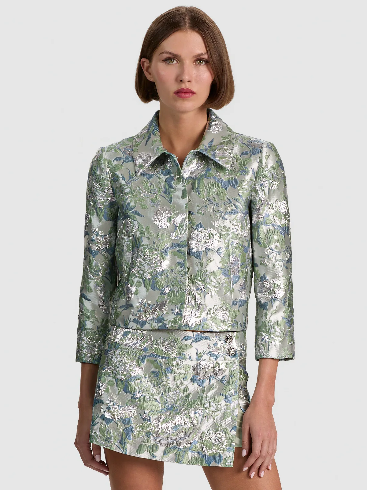 Weston Cropped Jacket by Alice + Olivia