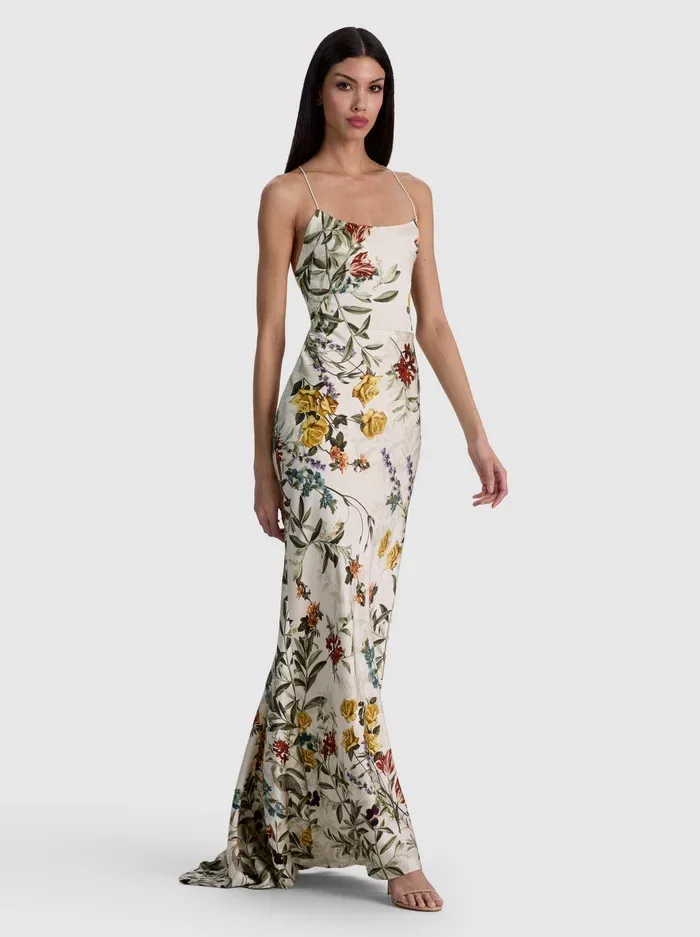 Montana Maxi Slip Dress by Alice + Olivia