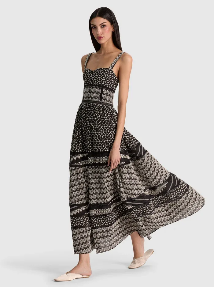 Anya Midi Dress by Alice + Olivia