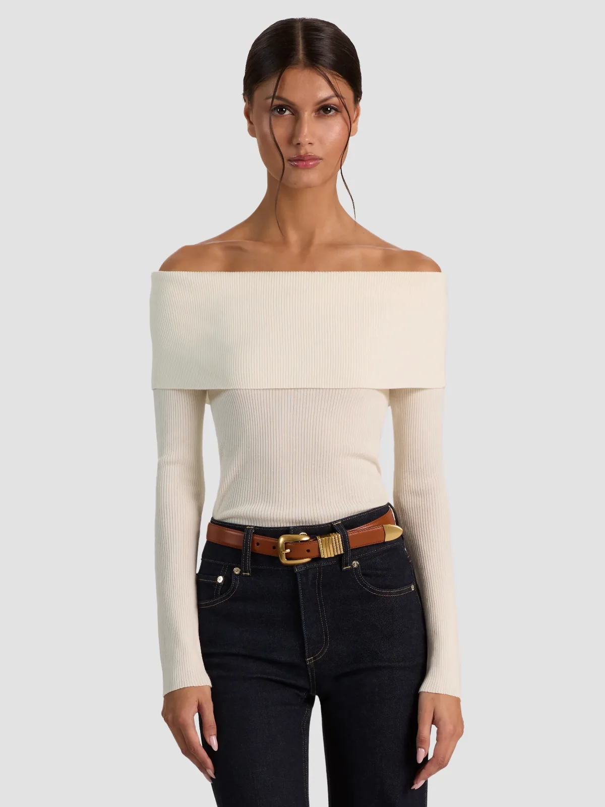 Dolan Foldover Sweater by Alice + Olivia