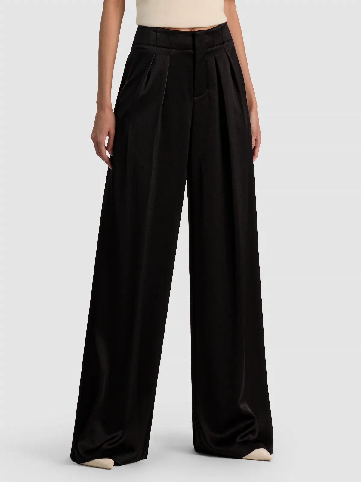 Eloise Wide Leg Pant by Alice + Olivia