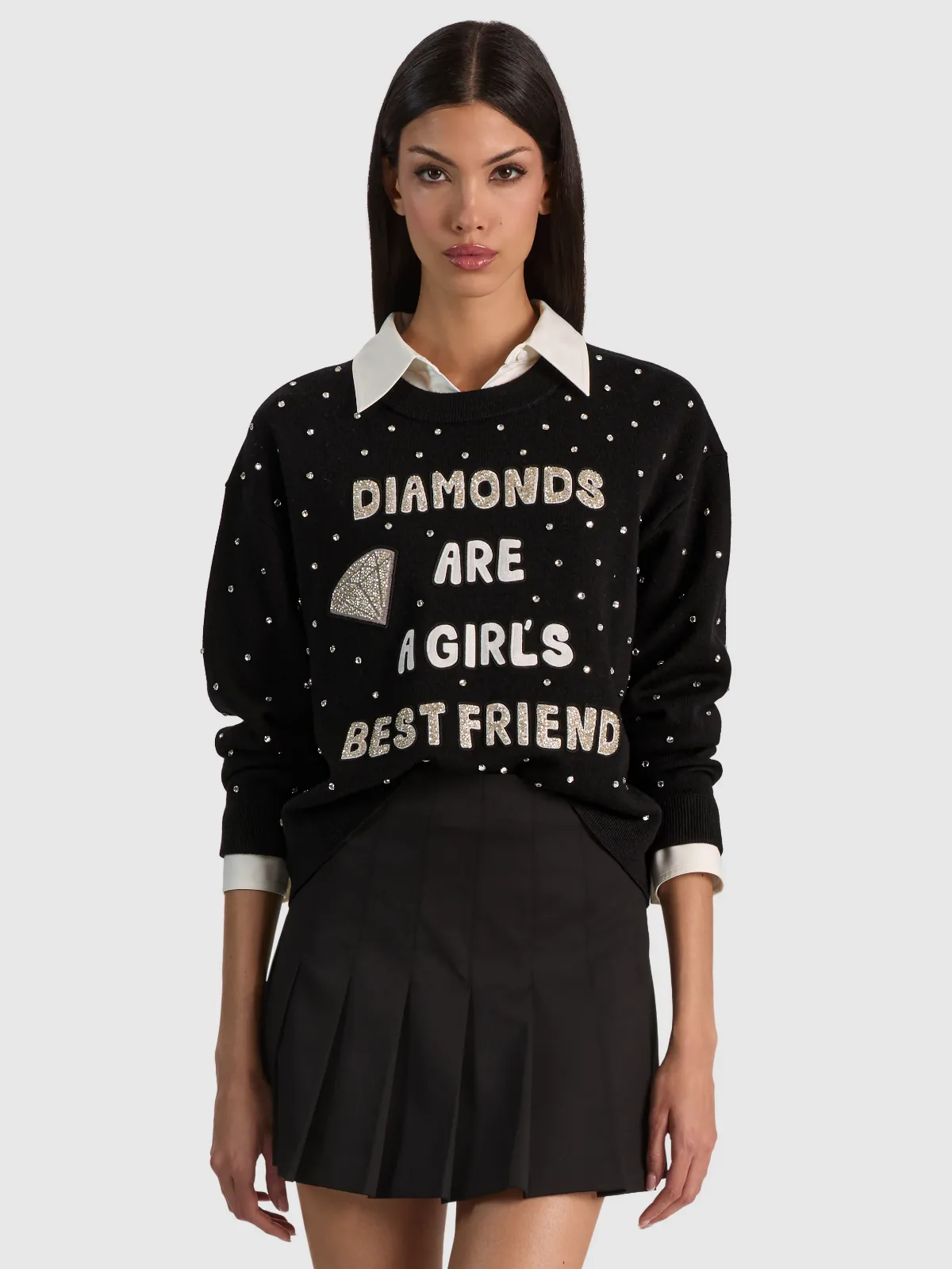 Perry Embellished Pullover by Alice + Olivia