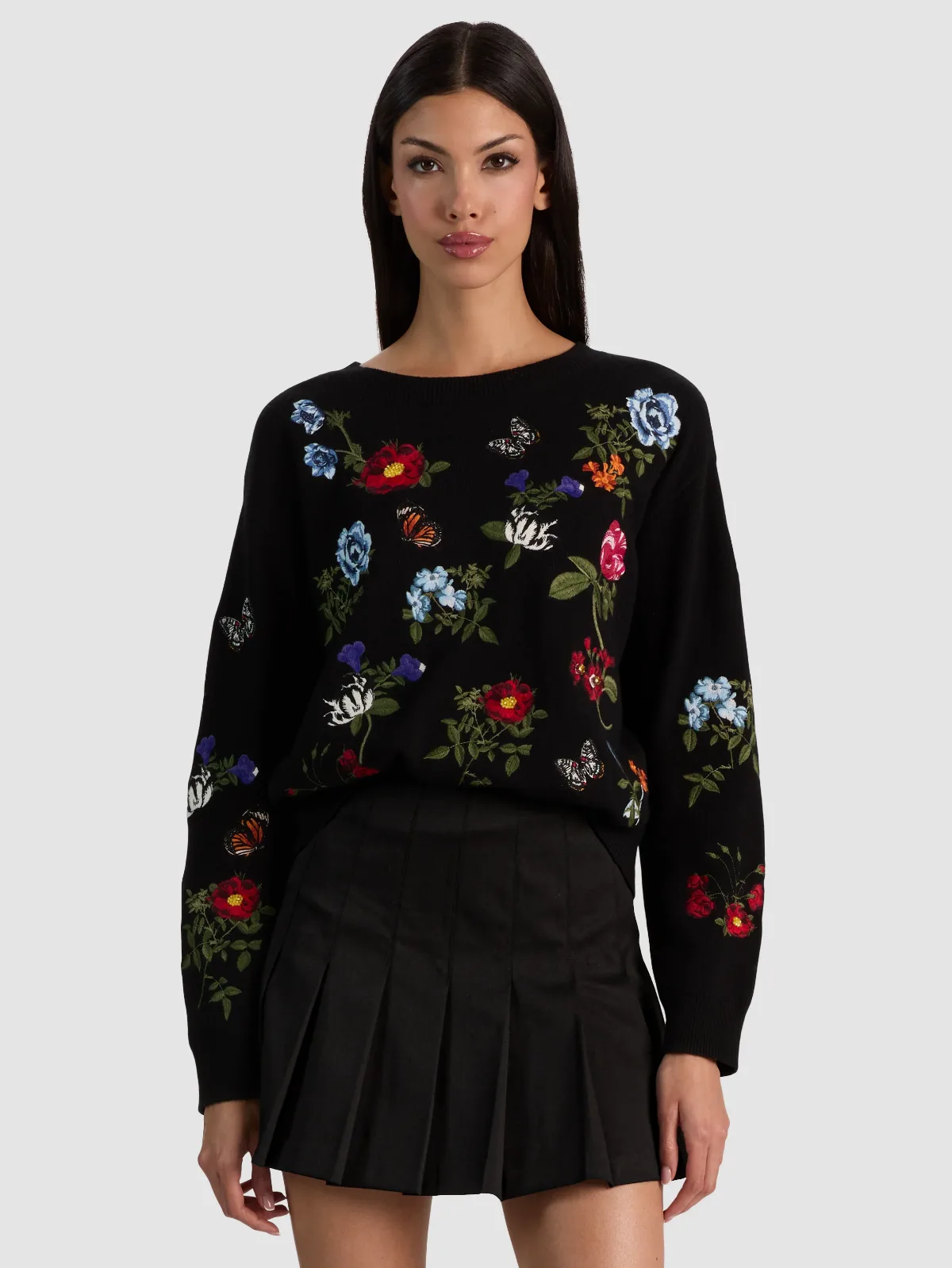 Teanna Embellished Pullover by Alice + Olivia
