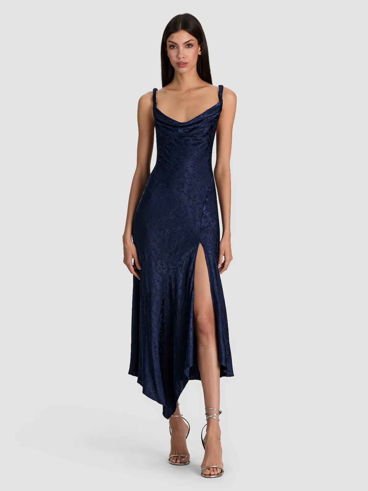 Monique Twist Strap Midi Dress by Alice + Olivia