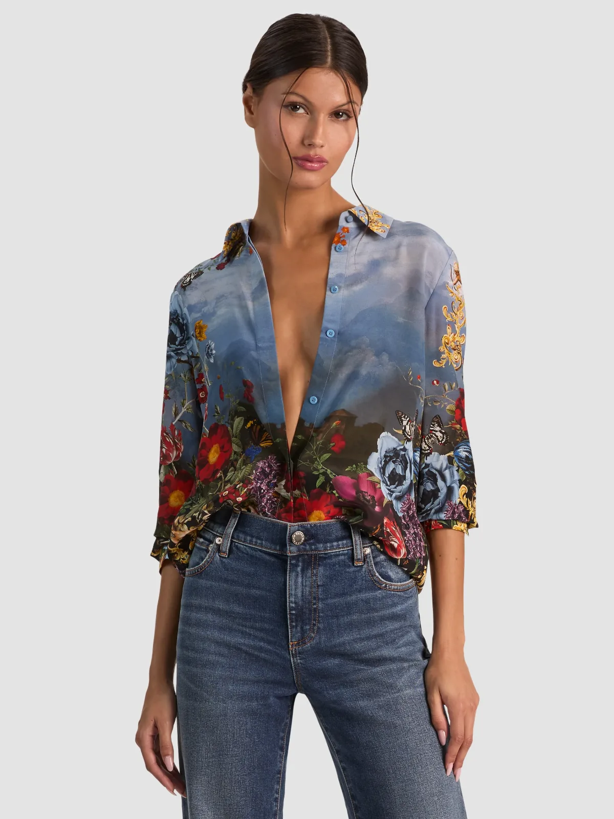 Willa Silk Blouse by Alice + Olivia